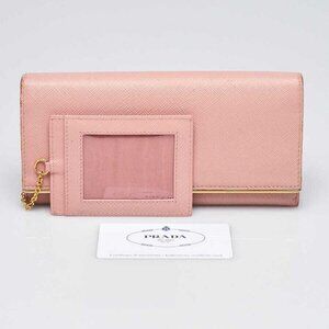 Prada Orchidea Saffiano Metal Leather Continental Wallet 1MH132